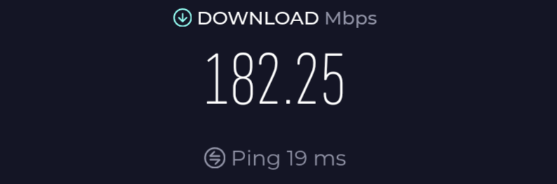 WiFi speed test on a Pixel 6a phone over WiFi 7